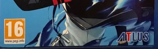 Persona 3 Reload, the PEGI square on its front