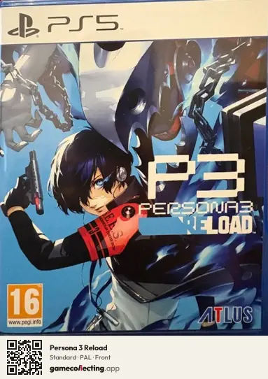 Persona 3 Reload PlayStation 5, PAL box front