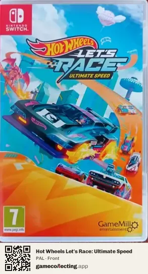 Hot Wheels Let's Race: Ultimate Speed Nintendo Switch, PAL box front