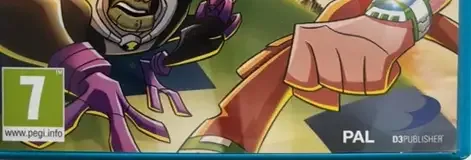 Ben 10: Omniverse 2, the PEGI square on its front