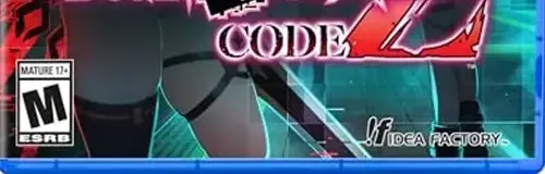 Death end re;Quest Code Z, the ESRB box on its front