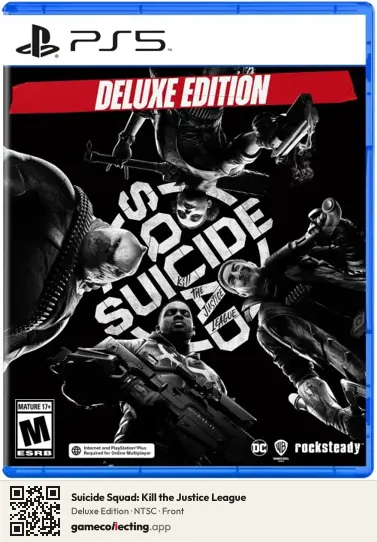 Suicide Squad: Kill the Justice League PlayStation 5, NTSC box front