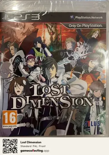Lost Dimension PlayStation 3, PAL box front