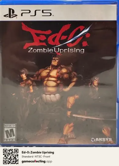 Ed-0: Zombie Uprising PlayStation 5, NTSC box front