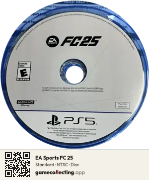 EA Sports FC 25 PlayStation 5, NTSC disc