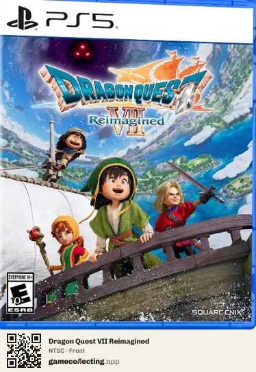 Dragon Quest VII Reimagined PlayStation 5, NTSC box front