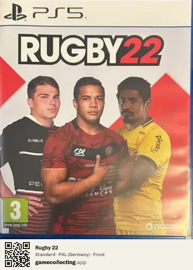 Rugby 22 PlayStation 5, Germany box front