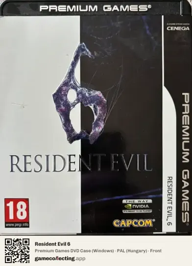 Resident Evil 6 Computer, Hungary box front