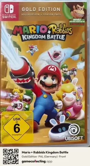 Mario + Rabbids Kingdom Battle Nintendo Switch, Germany box front