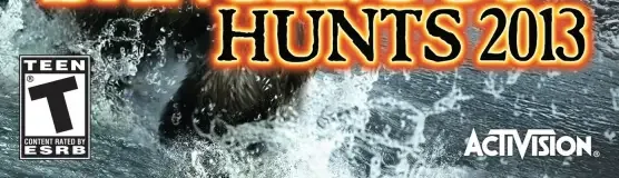 Cabela's Dangerous Hunts 2013, the ESRB box on its front