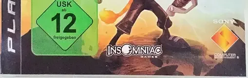 Ratchet & Clank Future: A Crack in Time, the USK square on its front