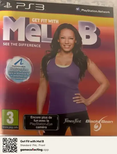 Get Fit with Mel B PlayStation 3, PAL box front