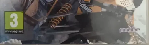 Ski-Doo: Snowmobile Challenge, the PEGI square on its front