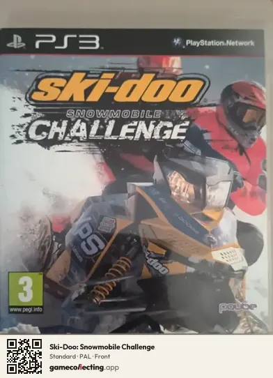 Ski-Doo: Snowmobile Challenge PlayStation 3, PAL box front