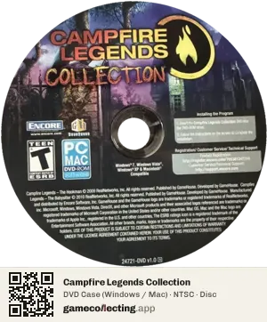 Campfire Legends Collection Computer, NTSC disc