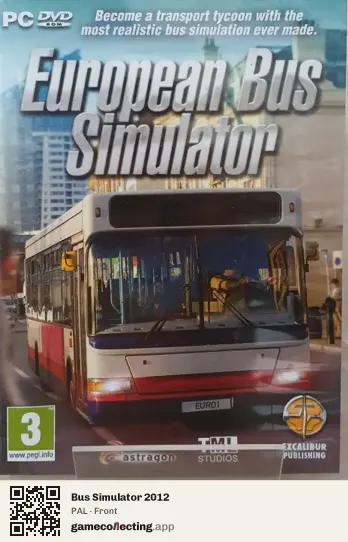 Bus Simulator 2012 Computer, PAL box front