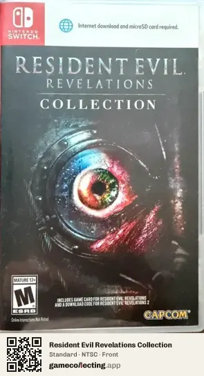 Resident Evil Revelations Collection Nintendo Switch, NTSC box front