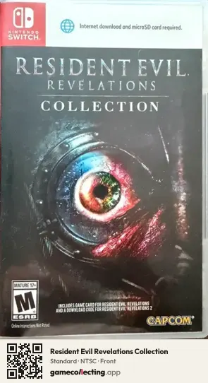 Resident Evil Revelations Collection Nintendo Switch, NTSC box front