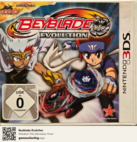 Beyblade: Evolution Nintendo 3DS, Germany box front