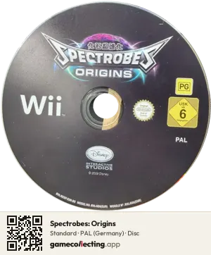 Spectrobes: Origins Nintendo Wii, PAL disc