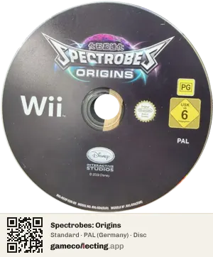 Spectrobes: Origins Nintendo Wii, PAL disc