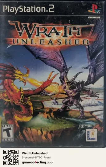 Wrath Unleashed PlayStation 2, NTSC box front