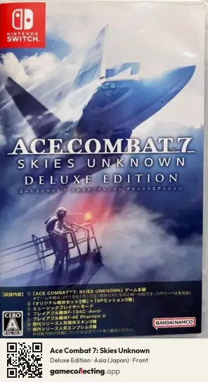 Ace Combat 7: Skies Unknown Nintendo Switch, Asia box front