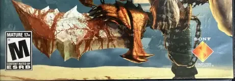 God of War, the ESRB box on its front