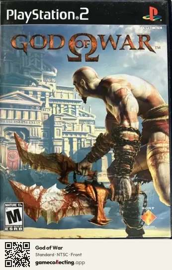 God of War PlayStation 2, NTSC box front