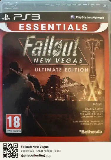 Fallout: New Vegas PlayStation 3, France box front