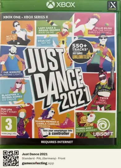 Just Dance 2021 Xbox One, Germany box front