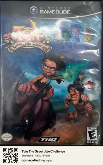 Tak: The Great Juju Challenge Nintendo GameCube, NTSC box front