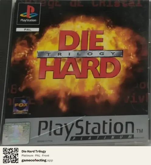 Die Hard Trilogy PlayStation, PAL box front