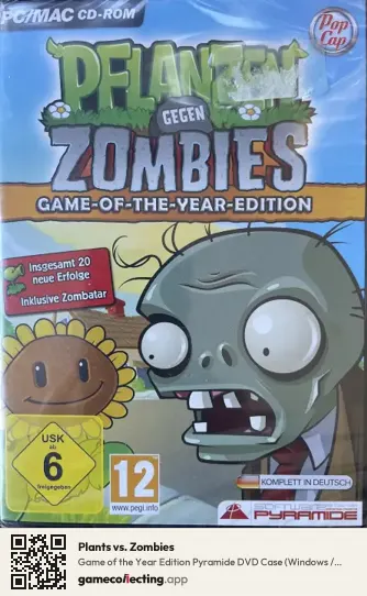 Plants vs. Zombies Computer, Germany box front