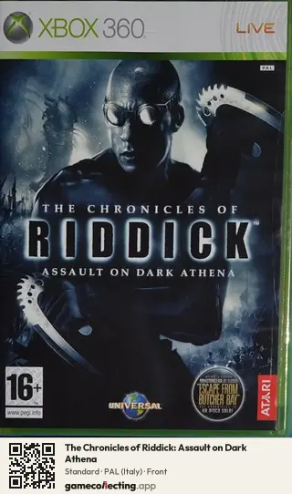 The Chronicles of Riddick: Assault on Dark Athena Xbox 360, Italy box front