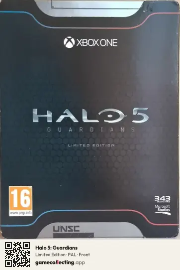 Halo 5: Guardians Xbox One, PAL box front