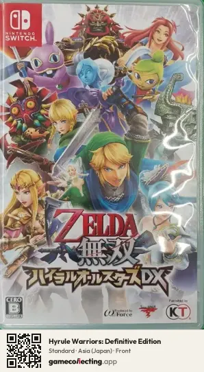 Hyrule Warriors: Definitive Edition Nintendo Switch, Asia box front