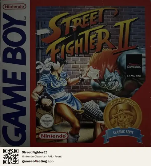 Street Fighter II Game Boy, PAL box front