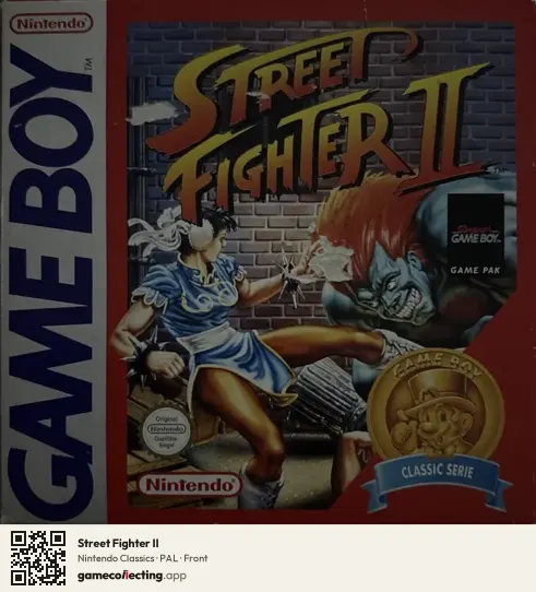 Street Fighter II Game Boy, PAL box front