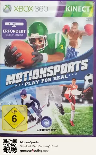 MotionSports Xbox 360, Germany box front