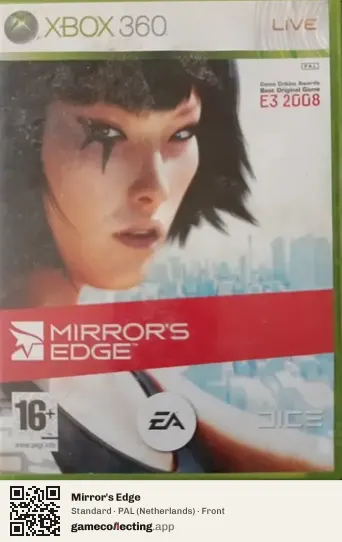 Mirror's Edge Xbox 360, Netherlands box front