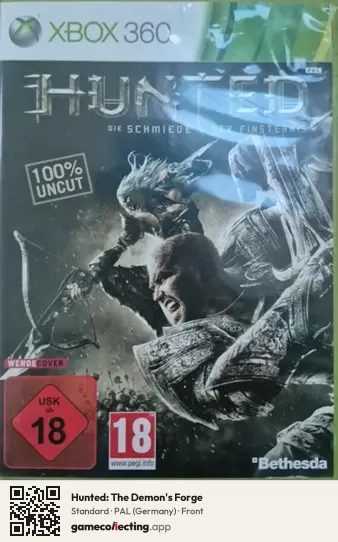 Hunted: The Demon's Forge Xbox 360, Germany box front