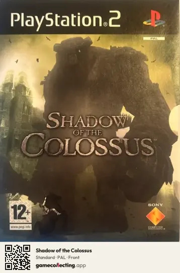Shadow of the Colossus PlayStation 2, PAL box front