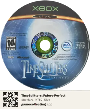 TimeSplitters: Future Perfect Xbox, NTSC disc