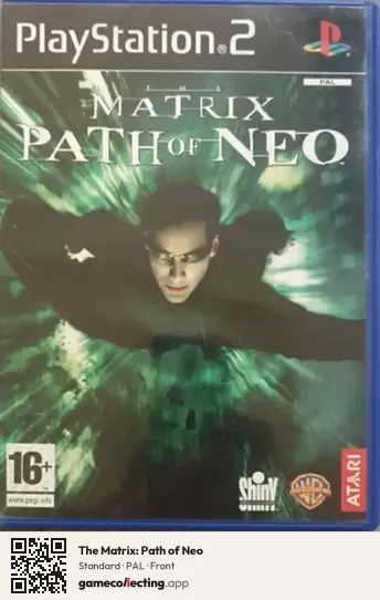 The Matrix: Path of Neo PlayStation 2, PAL box front