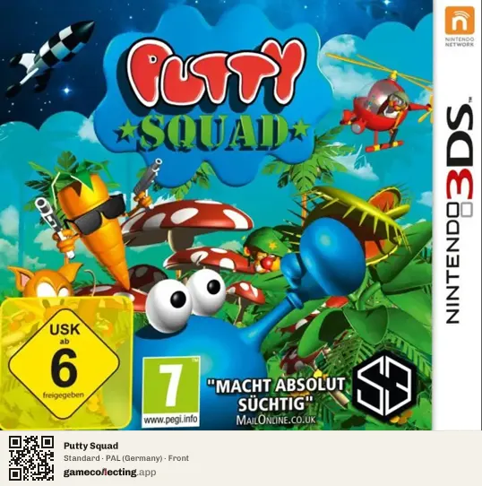Putty Squad Nintendo 3DS, Germany box front
