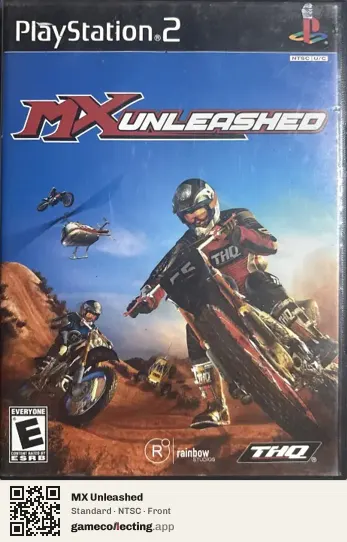 MX Unleashed PlayStation 2, NTSC box front