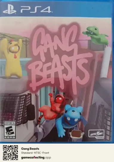 Gang Beasts PlayStation 4, NTSC box front