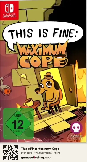 This is Fine: Maximum Cope Nintendo Switch, Germany box front