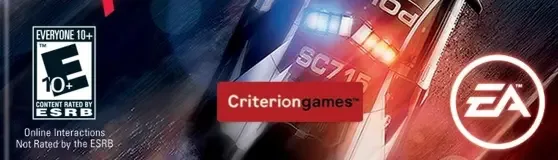 Need for Speed: Hot Pursuit, the ESRB box on its front